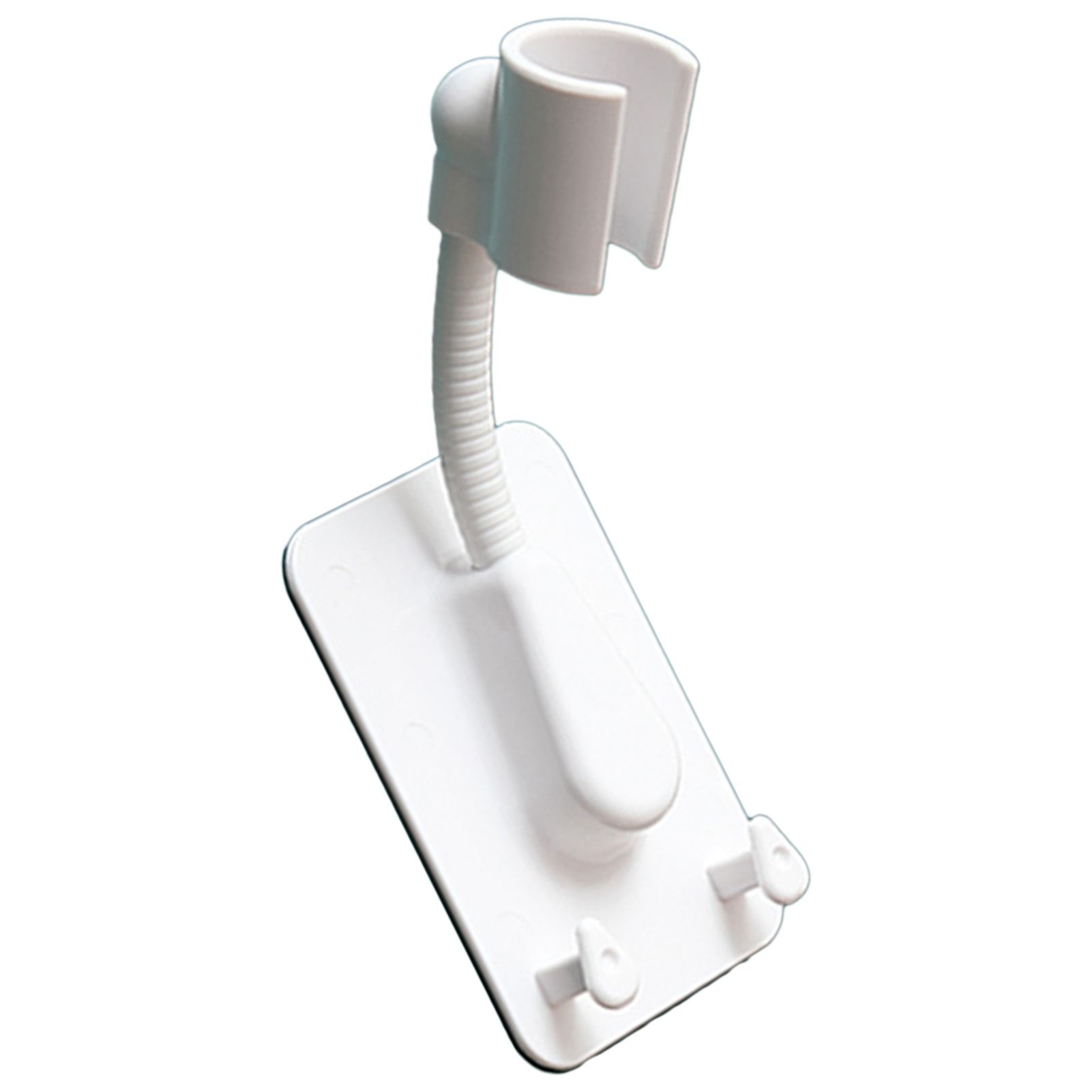 Shower Head Holder Punch Free Waterproof Strong Load Bearing Adhesive Adjustable Angle Handheld Showerhead Holder for Bathroom