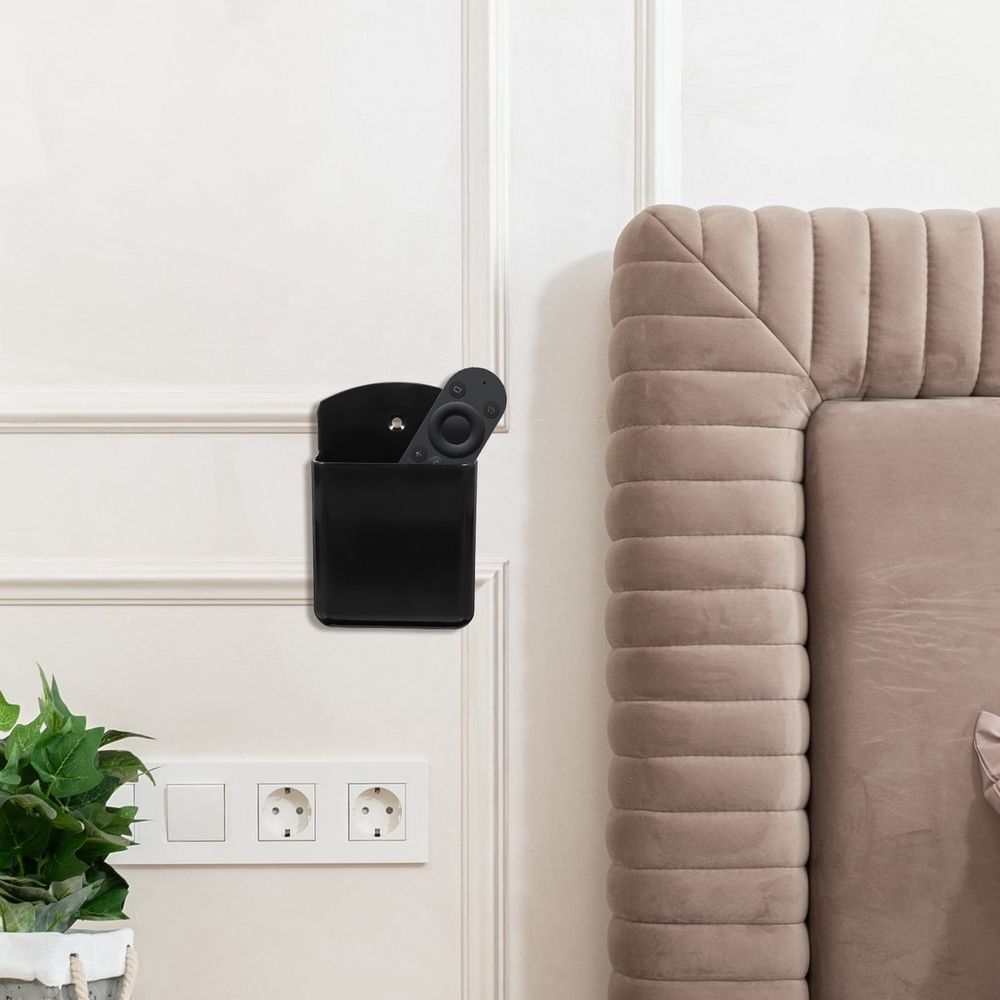 2pcs Wall Organizer Remote Controller Wall Holder Wall Mount Remote Holder Remote Control Box