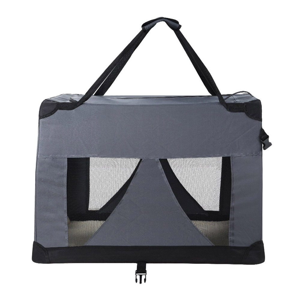 i.Pet Pet Carrier Soft Crate Dog Cat Travel 82x58CM Portable Foldable Car XL โ image 3