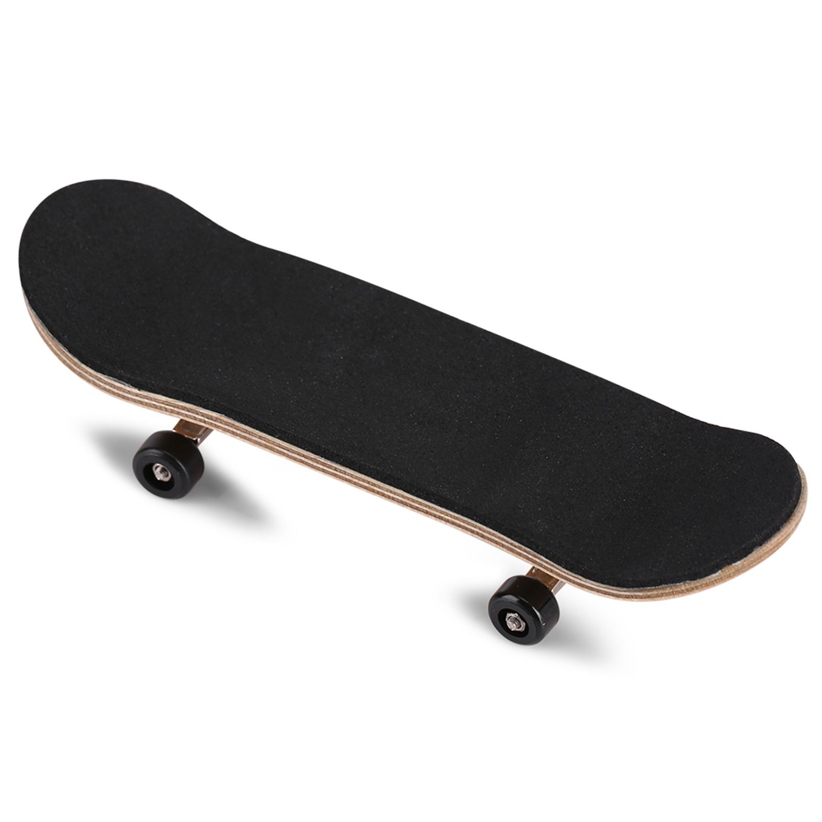 1Pc Maple Wooden Alloy Fingerboard Finger Skateboards With Box Reduce Pressure Gifts Black โ image 6