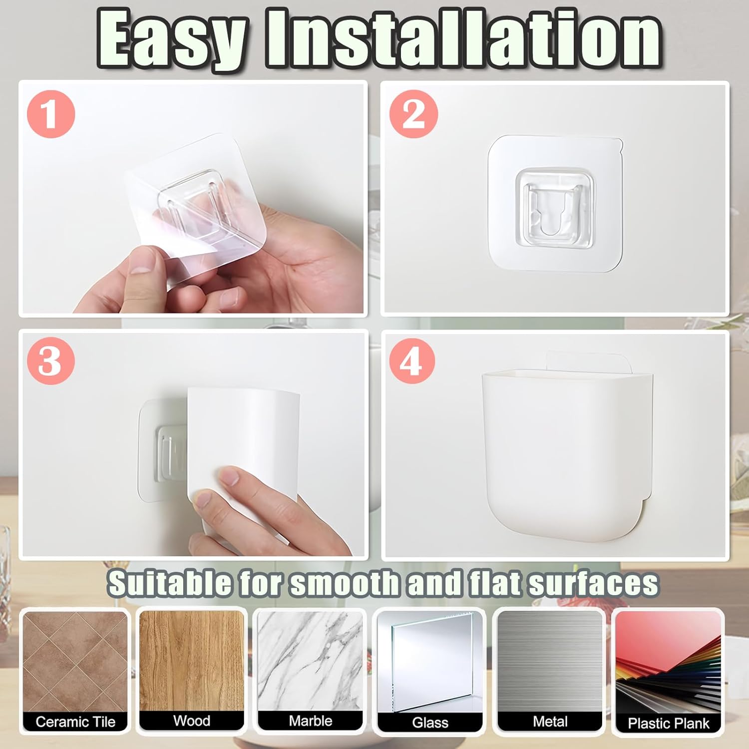 Ice Scoop Holder for Ice Machine Small Self-Adhesive Ice Scoop Holder for Ice Machine and Freezer Wall Mounted Storage Box for IceCream Scoops Keep Ice Scoops — image 3