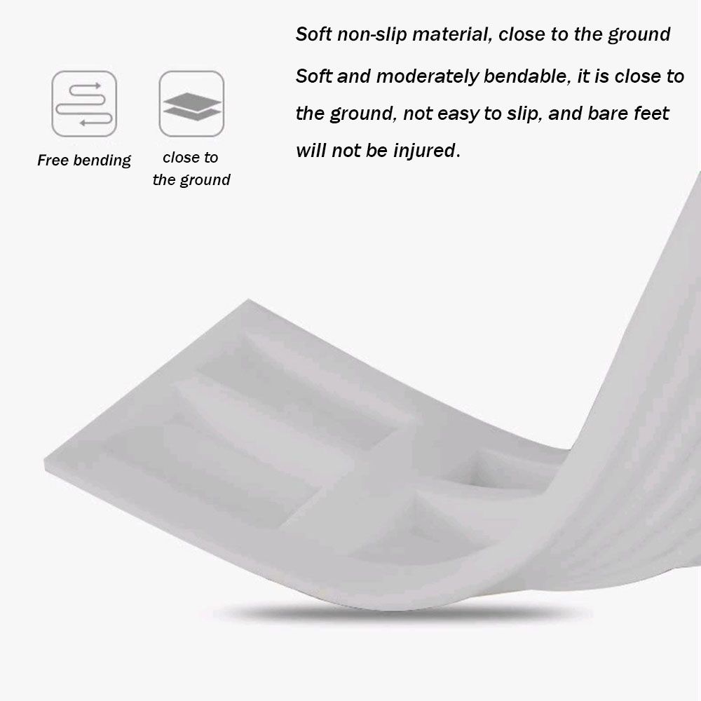 Threshold strip for robot vacuum cleaner, white — image 5