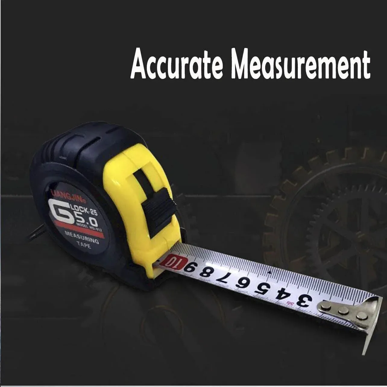 Steel Measuring Tape with Lock Rubber Grip Metric and Inch Ruler 3M 5M 10M - 3M โ image 4