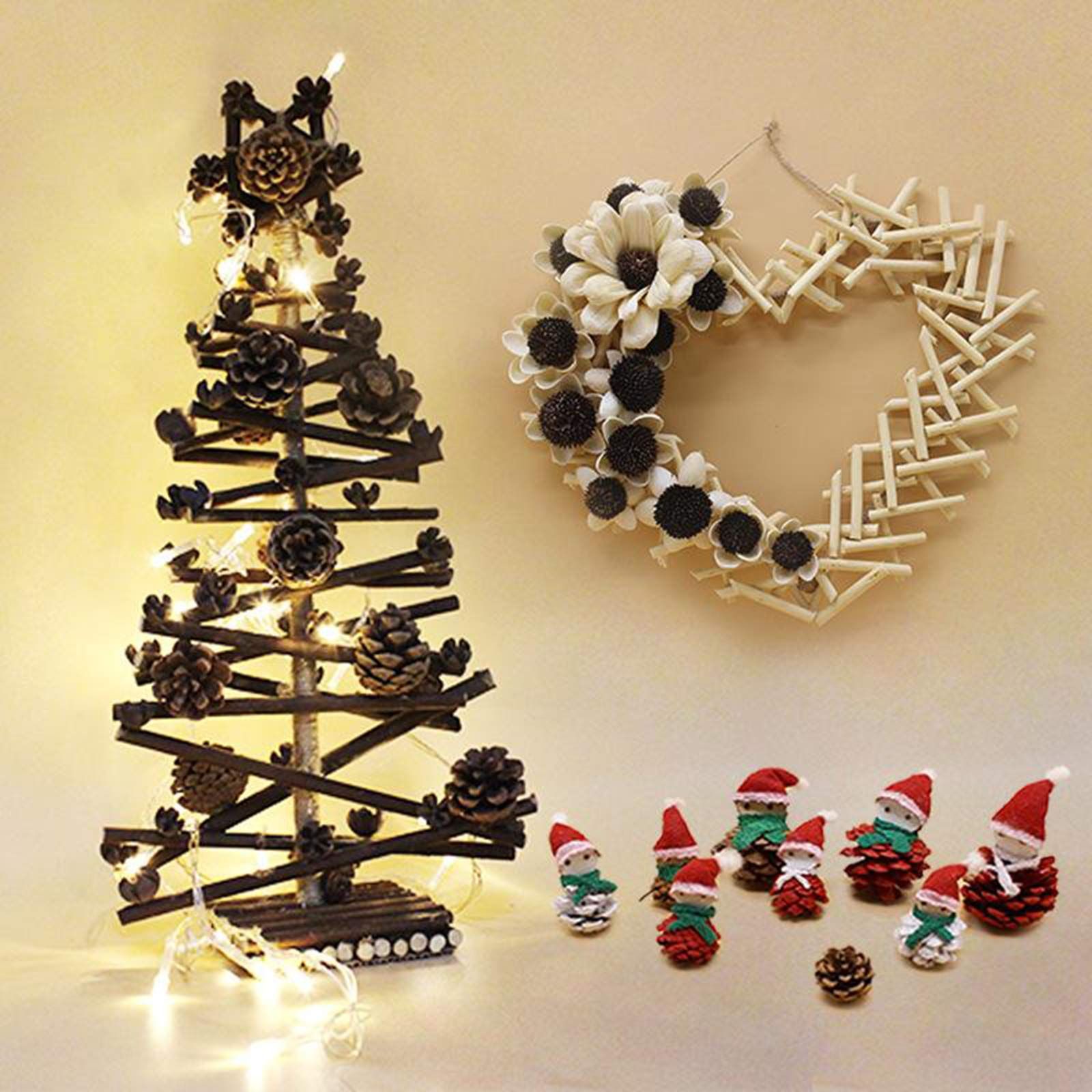 7Pcs Driftwood Natural Wooden Dried Tree Branches Wood Branches Real Plants Branch for DIY Arts Crafts Photo Props โ image 4