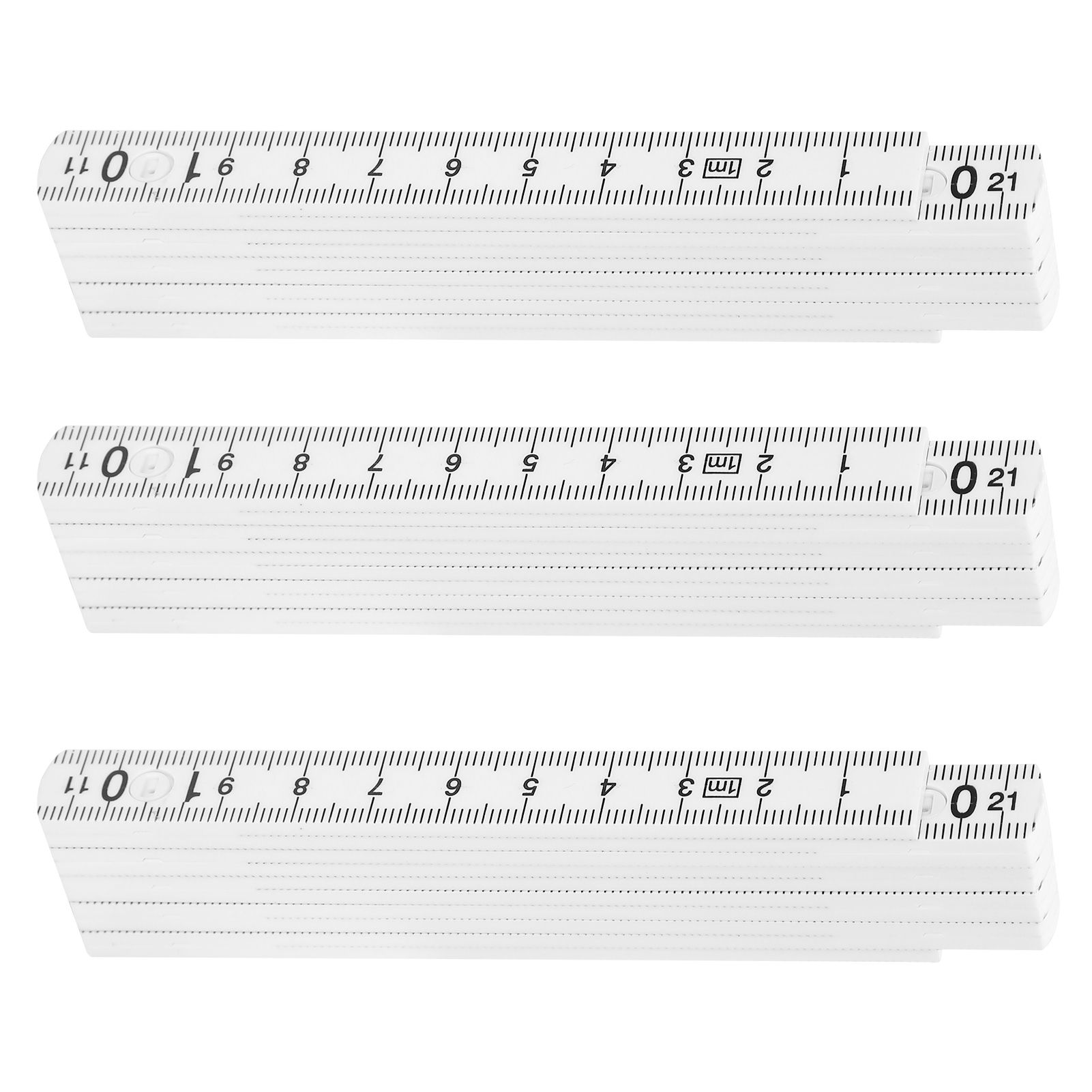 3Pcs Folding Ruler DIY Multi Angle Ruler Linear Measurement for Carpentry Tile Laying — image 6