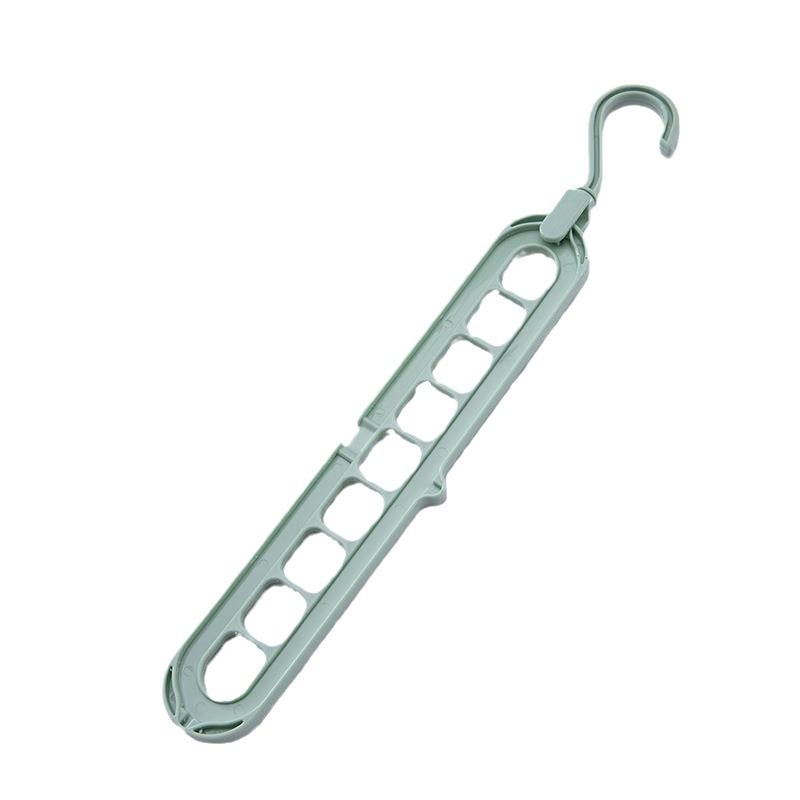 Closet Organizers and Storage,Pack of 5 Multifunctional Organizer Magic Space Saving Hangers with 9 Holes Storage Organization