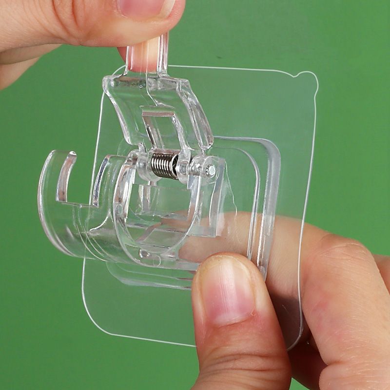 4pcs Self adhesive curtain rod bracket โ image 3