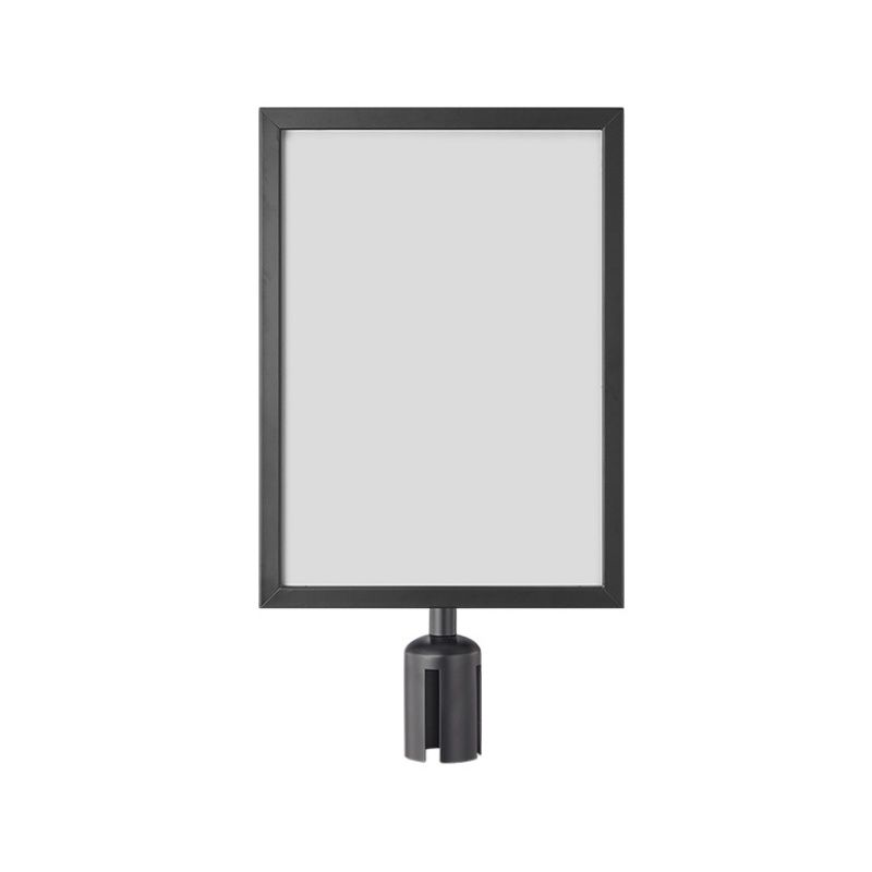 Portrait Display Double Sided Sign Frame Crowd Control & Queue Barrier- Double-Portrait Frame Diameter Retractable Belt — image 4