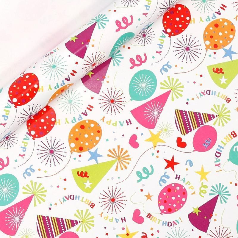 3 Pack Colorful Celebration with Premium Present Wrapping Paper - CSQQ — image 4