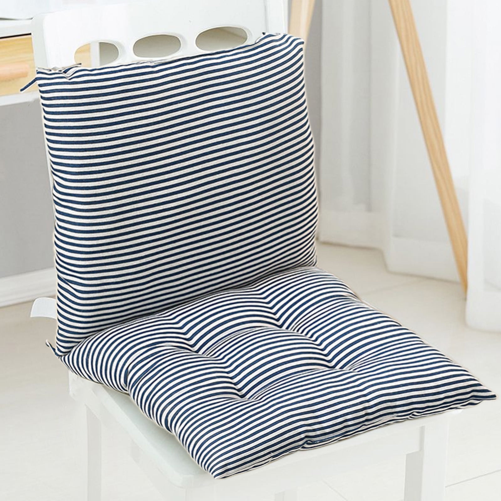 High Back Chair Cushions with Ties, 15.7" Indoor Outdoor Rocking Patio Chair Cushions, Non-skid No-Slip Onepiece Dining Chair Pad for Kitchen Dining Room — image 6