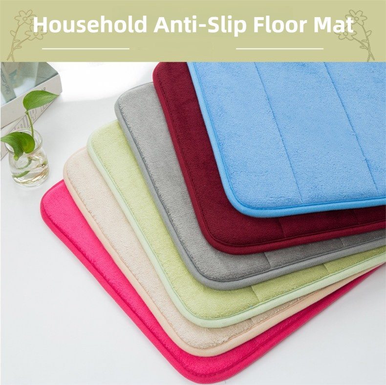 Khaki Ultra-Absorbent Non-Slip Thickened Bath Mat(1.8x45x70CM) - Luxurious Durable Soft Floor Rug with Rubber Backing, Hand & Machine Washable โ image 2