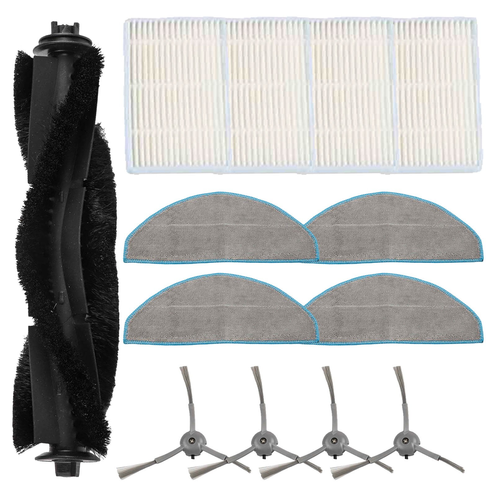 Main / Side Brush & Filter & Mop Cloth For Vyzzle D10 For ILIFE V20 Parts For Laresar For L10 Vacuum Cleaner Replacement Parts A
