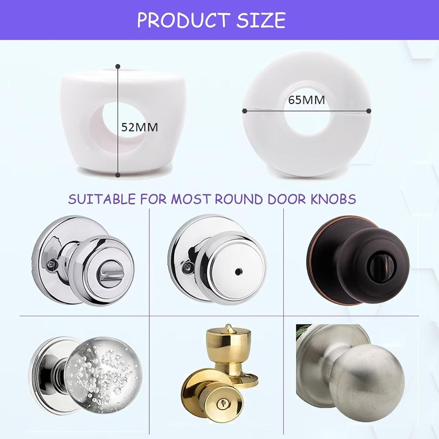 4Pack Door Knob Safety Cover for Kids — image 3