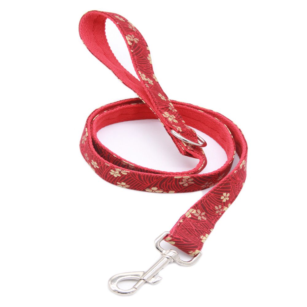 dadugo Dog Leash Nylon 1.2m Small Red Medium-width 2.0cm — image 3