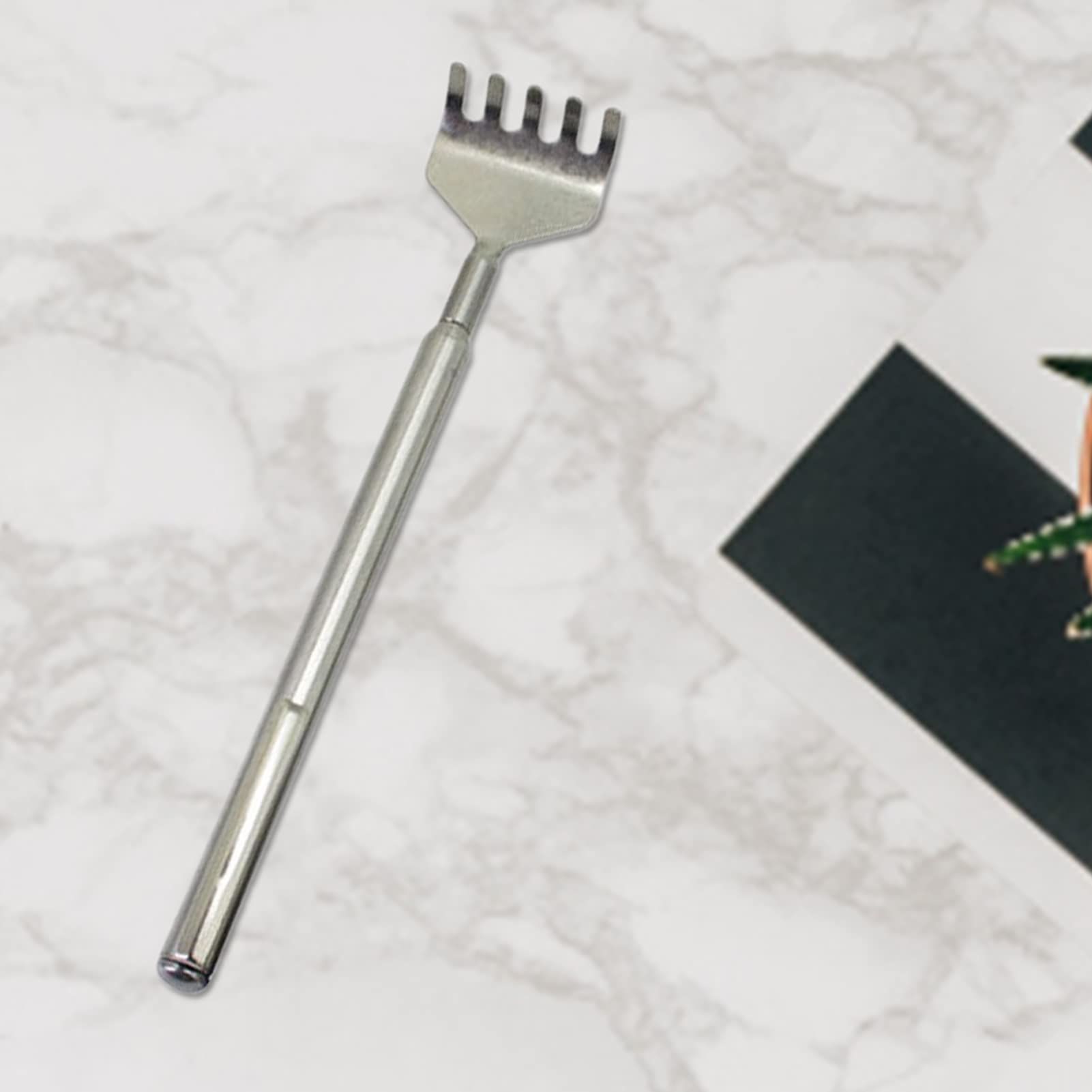 Back Scratcher for Men Women,Extendable Stainless Steel Telescoping Backscratchers Relieve Itching Compact Convenient Hand — image 5