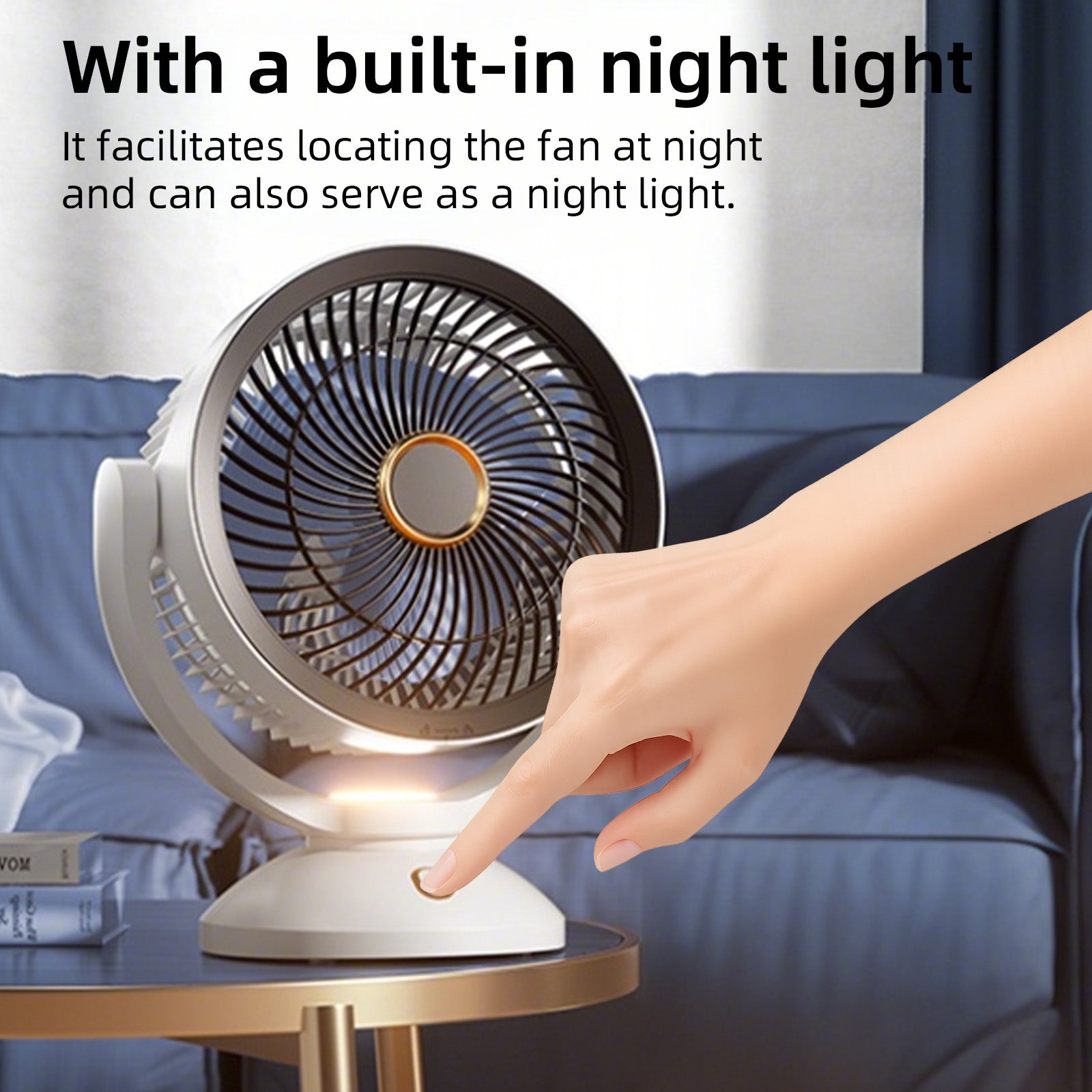 2000mAh RECHARGEABLE FAN โ image 2