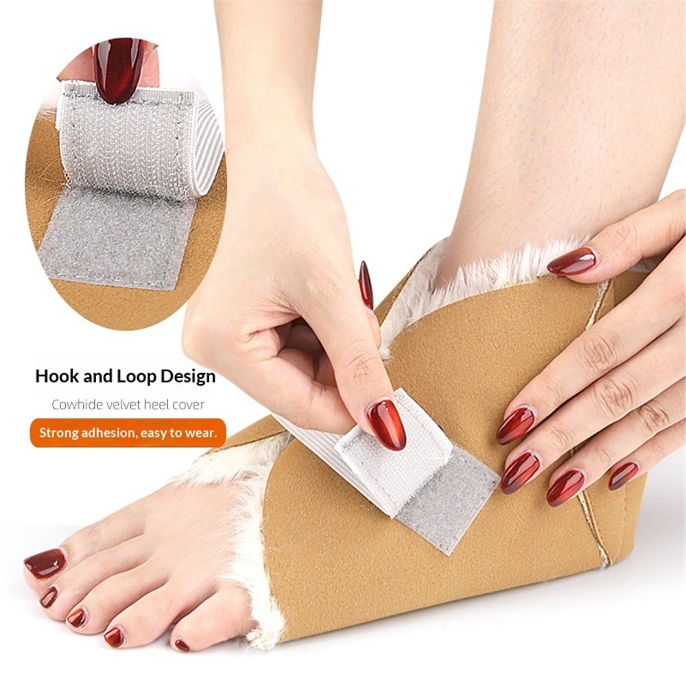 Heel Protectors for Pressure Sores - Heel Protectors for Bed Sores - Includes - Cushion Pads for Ulcer Sore Prevention (2pcs Brown) — image 3