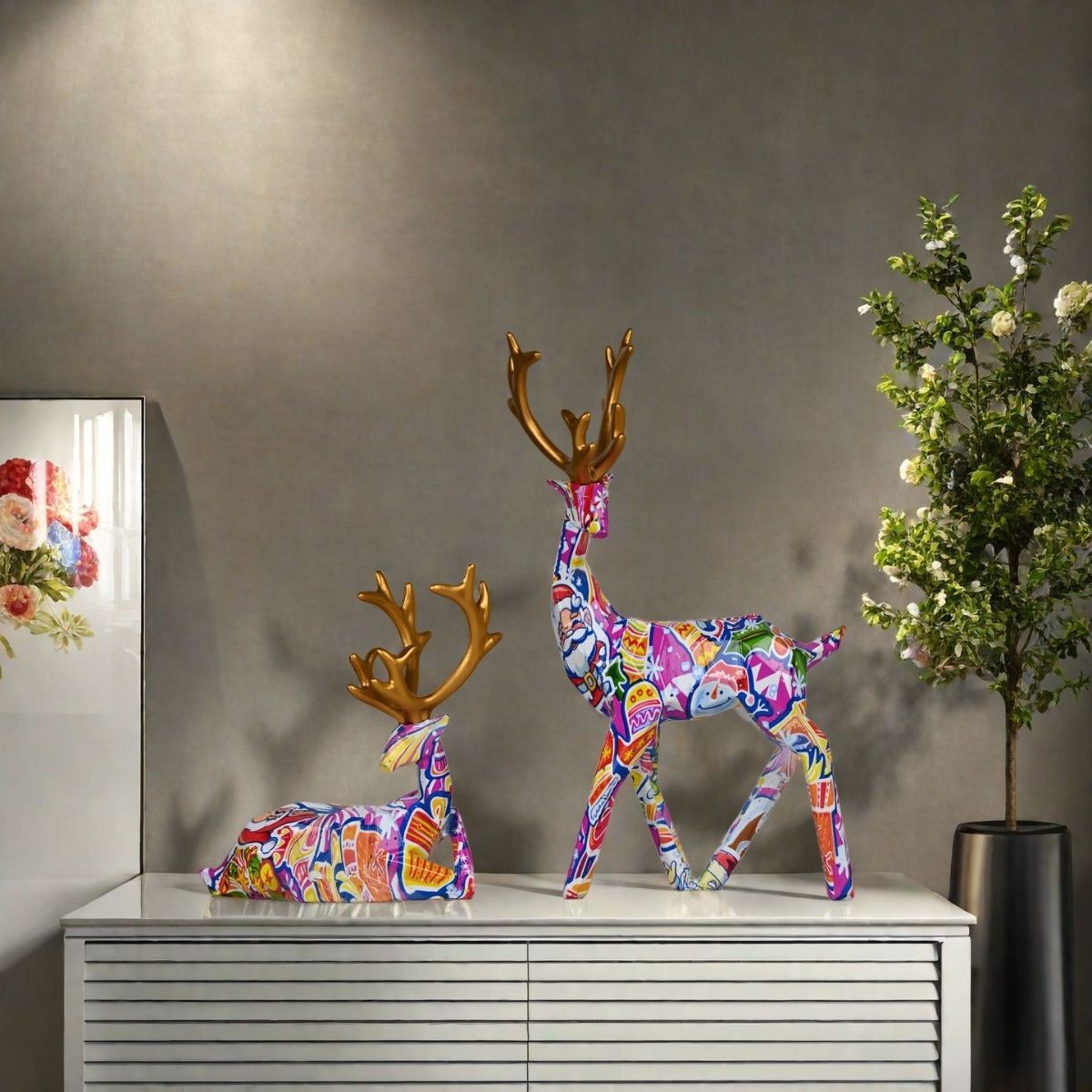 Christmas reindeer decorations — image 4