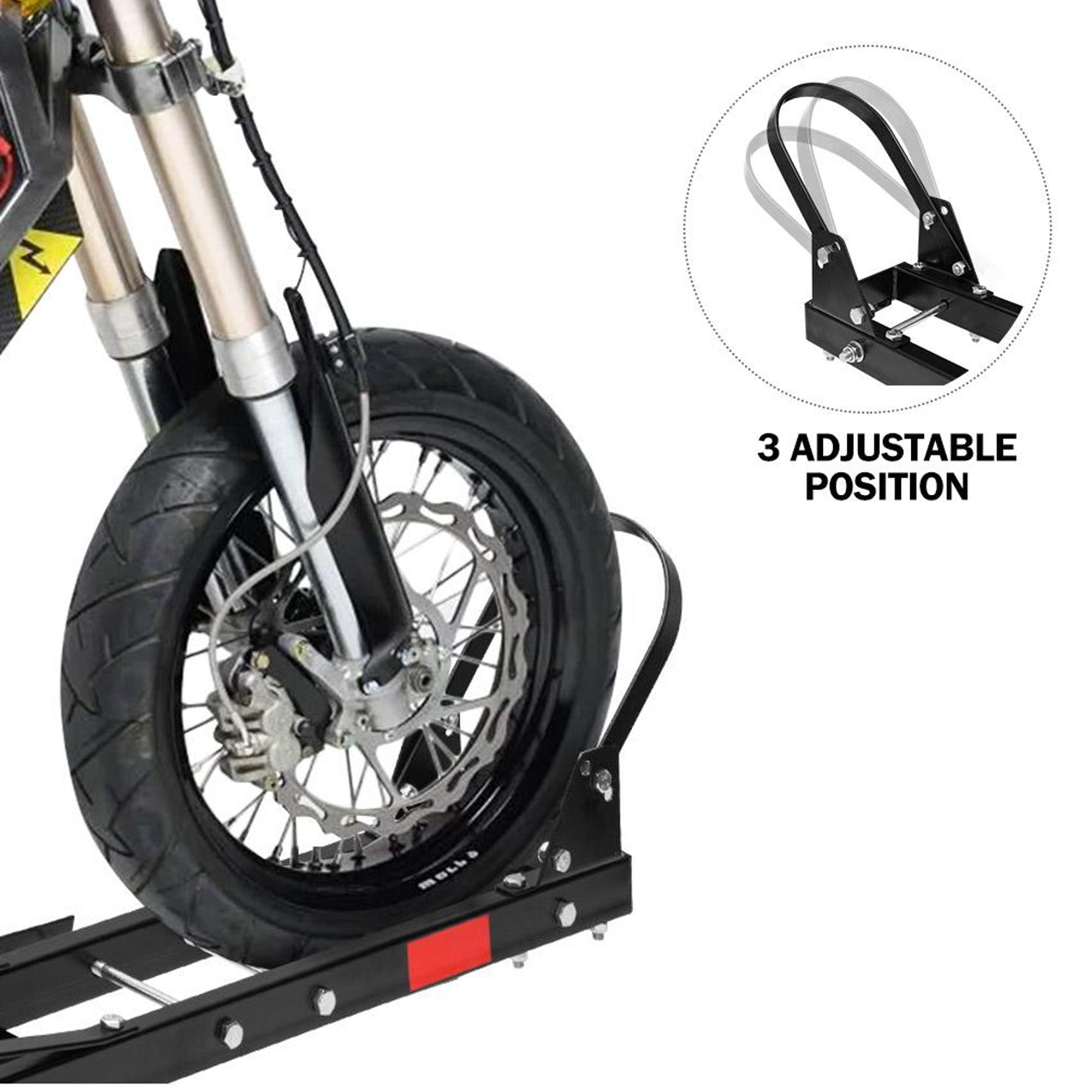 227kg Motorcycle Motorbike Carrier Hauler Hitch Mount Rack Tow Bar — image 5