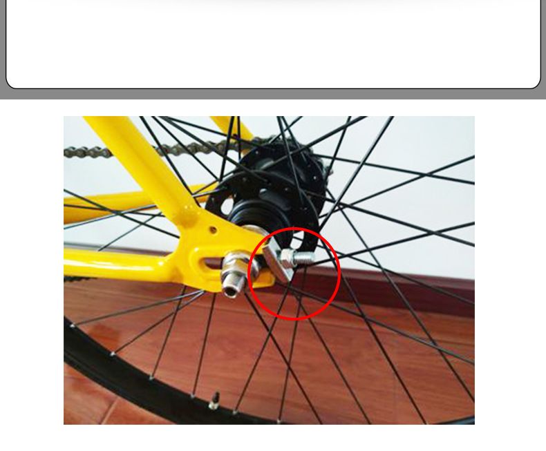 2PCS Bicycle Chain Adjuster Adjustable Chain Buckle Bicycle Wheel Fixing Button Zipper Chain Tensioner Chain Adjuster Suitable โ image 5