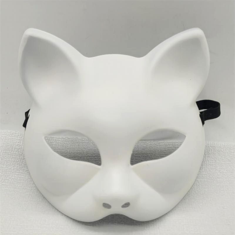 4 pcs Cat Mask Animal Masquerade Ball Cat Masks Halloween Cosplay Costume Mask Party Masks Props Cat Mas — image 3