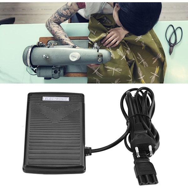 Sewing Machine Foot Pedal, Sewing Machine Pedal with Cord for Home Sewing, Compatible with Singer, JUKI, Husqvarna Viking, Elna, etc (EU) — image 3