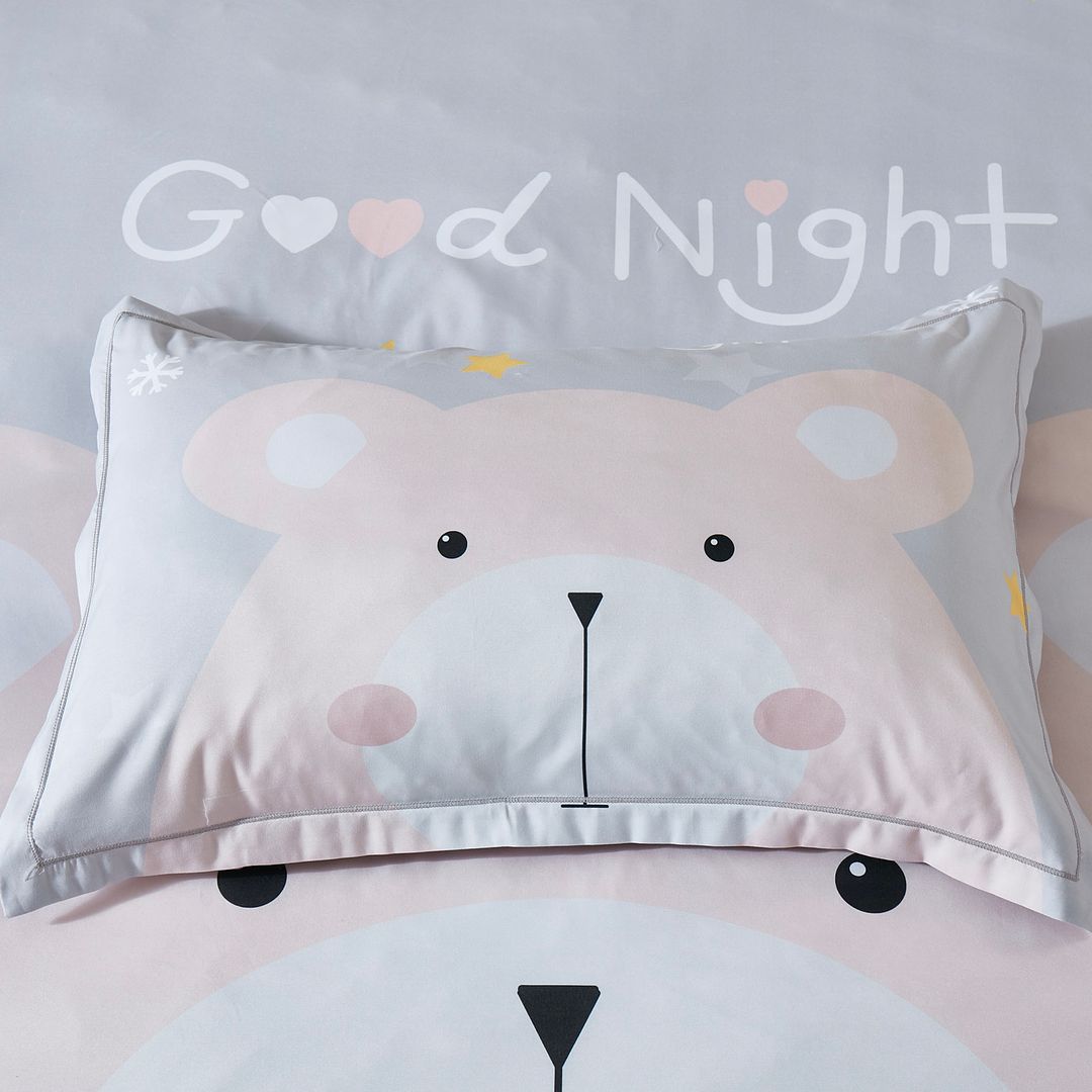 Bear Kids Quilt Cover Set - Single Size — image 4