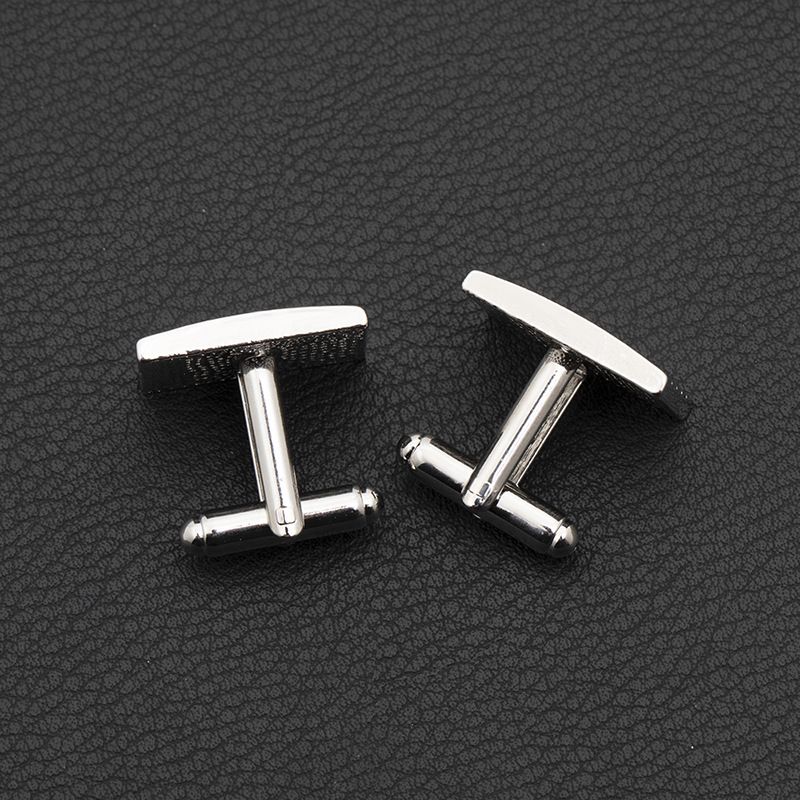 2PC Men's Cufflinks Cuff Links for Men, Stainless Steel Tuxedo Shirt Cuff Links Set, Men’s Jewelry or Accessories for Business — image 3