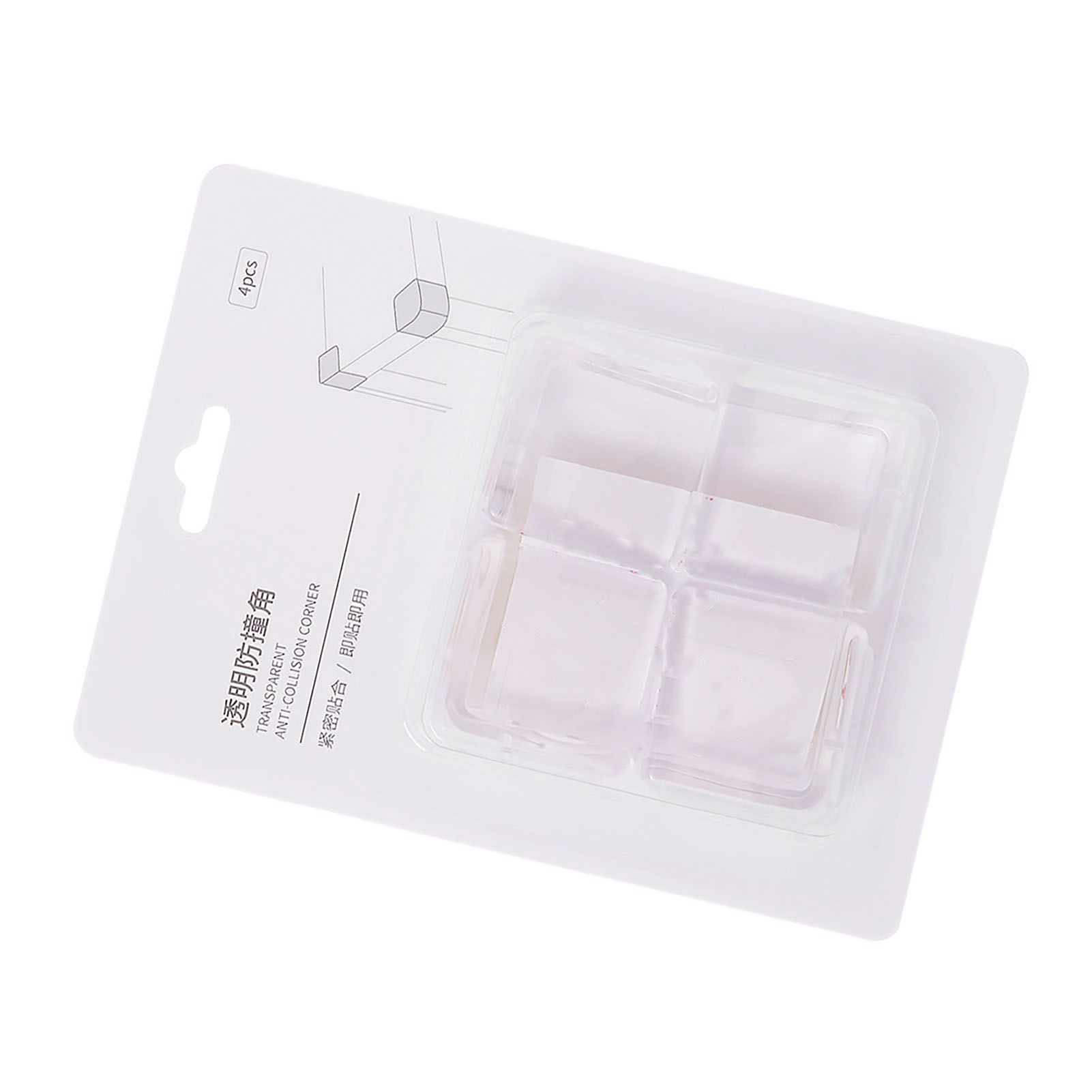 4PCS Furniture Corner Bumper Multifunctional Transparent Children Table Corner Cover for Home