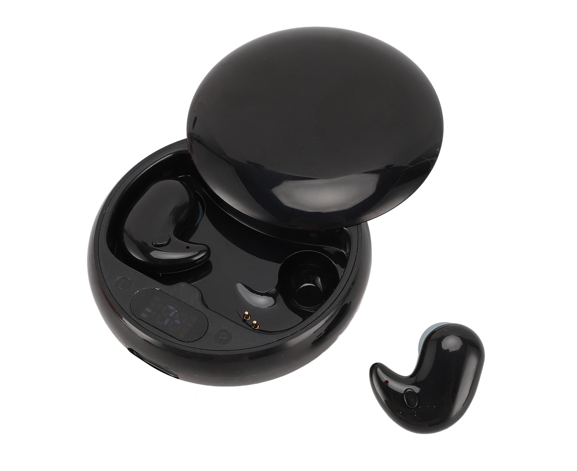 Language Translator Earbuds Two Way Translation Earphones Real Time Headset With 144 Languages Bluetooth Online For Traveling Business Learning Black — image 6