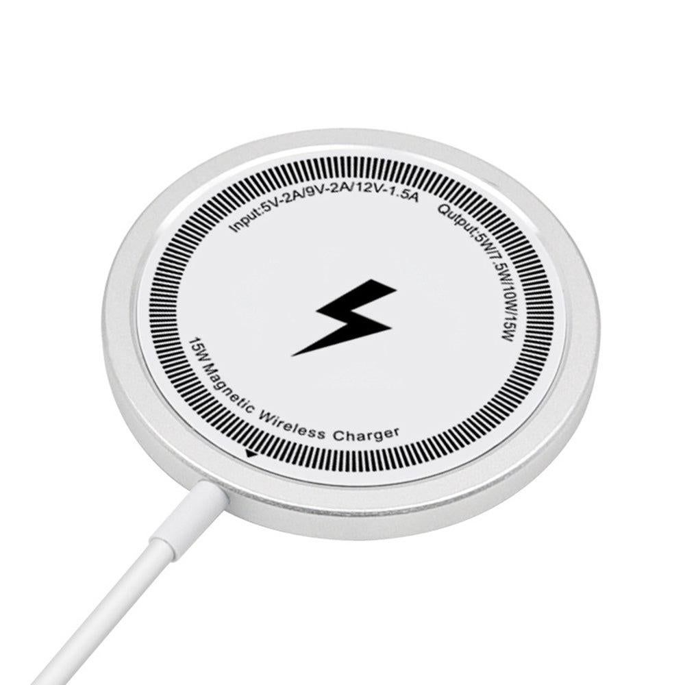 15W Fast Charger for iPhone 16 15 14 13 12 Series Wireless Charger for Wireless Charging Smart Phones White โ image 5