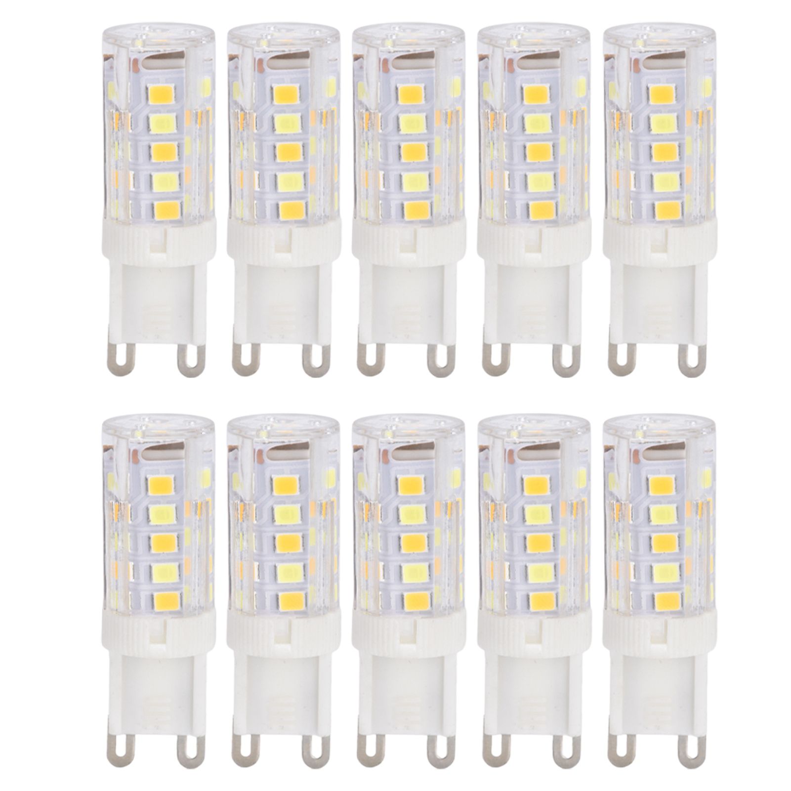 10PCS G9 220V LED Lamp Dimmable Ceramic LED Bulb Replace Halogen Lamp for ChandelierG9 3W 32LED