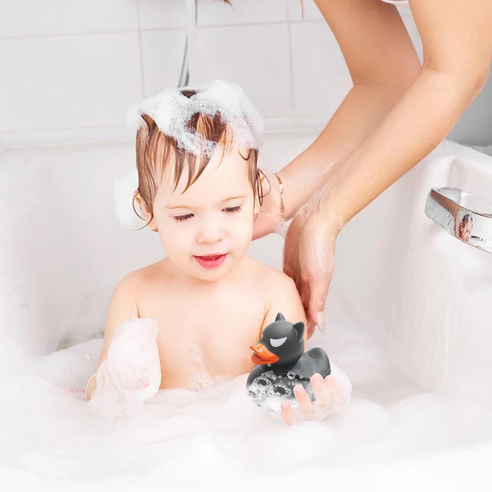 Small Black Duck Toys for Birthday Showers — image 3