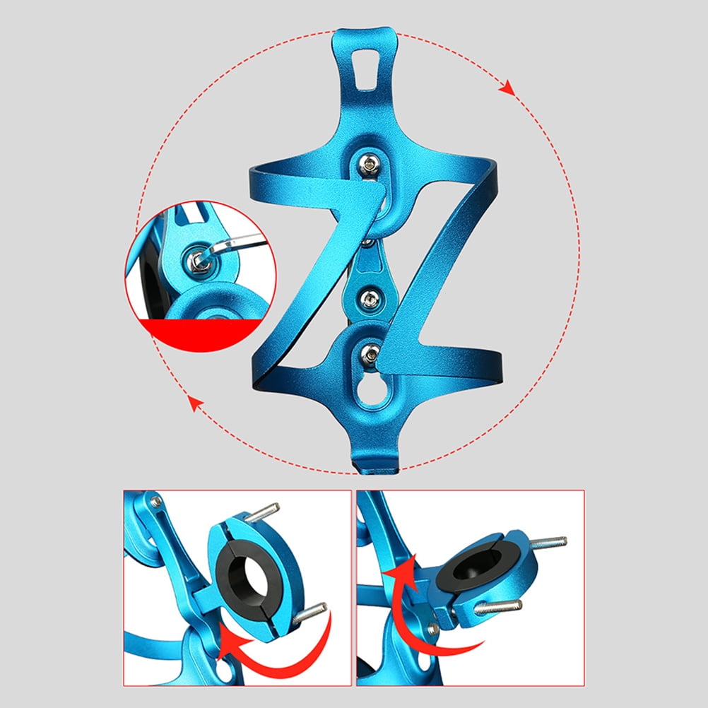 Worgeous Bike Water Bottle Rack Aluminium Alloy Mountain Bike Water Bottle Holder Bike Accessories (Blue) ā image 5
