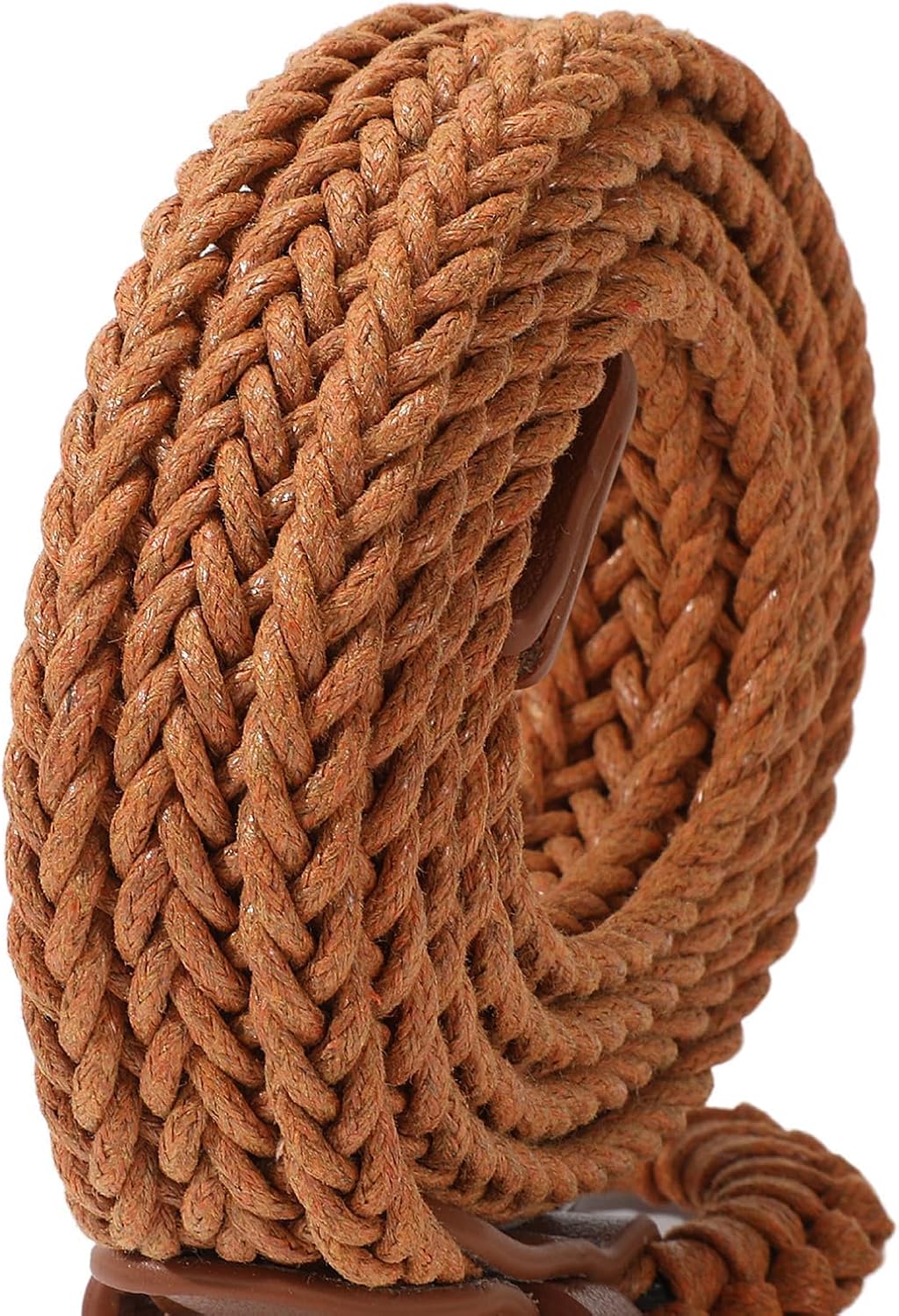 Braided Woven Belt for Women, Rattan Thin Belt Fashion Waist Belts for Summer Dress Jeans — image 3