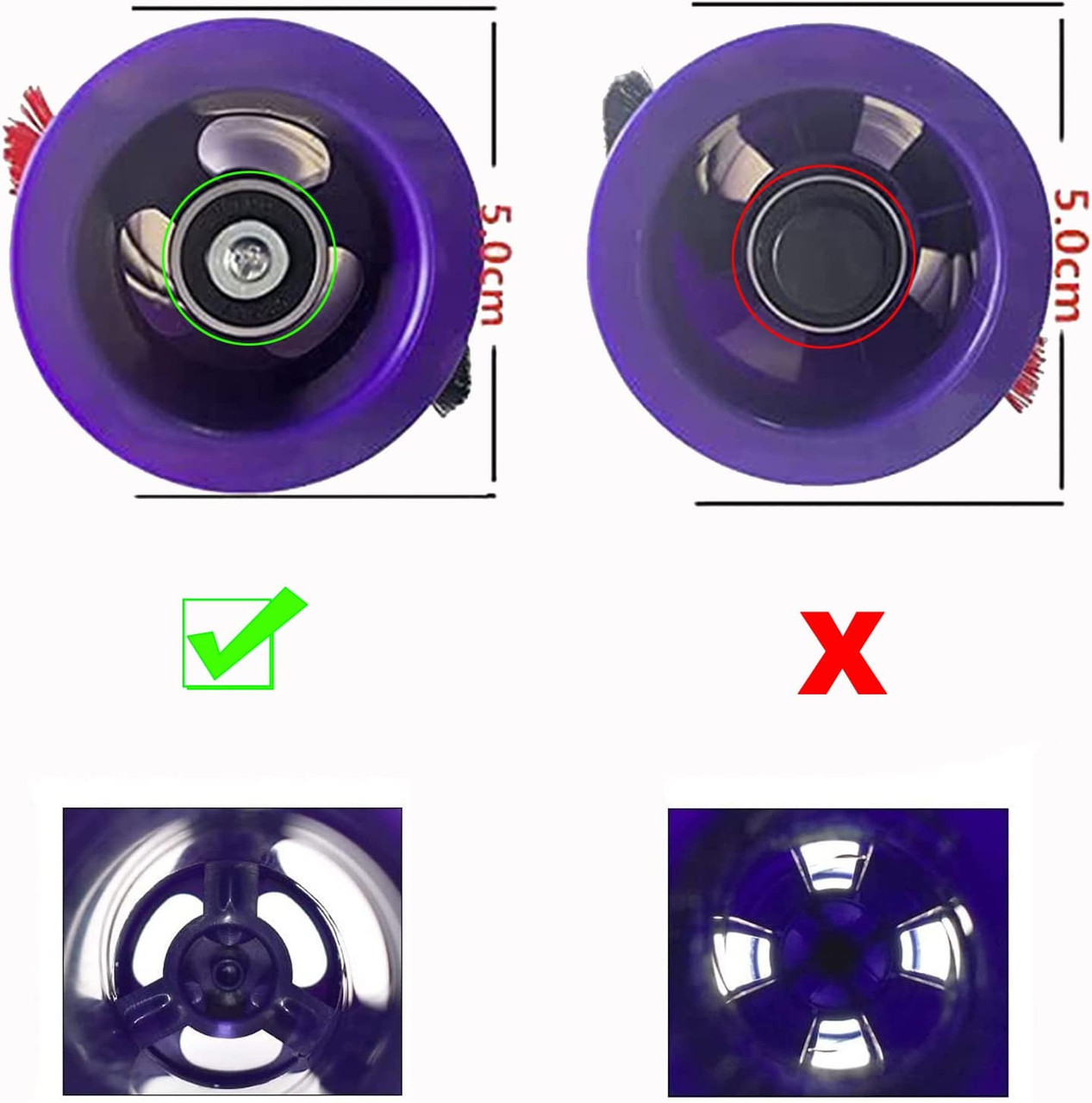 Roller brush for Dyson V10 (SV12) vacuum cleaners — image 4