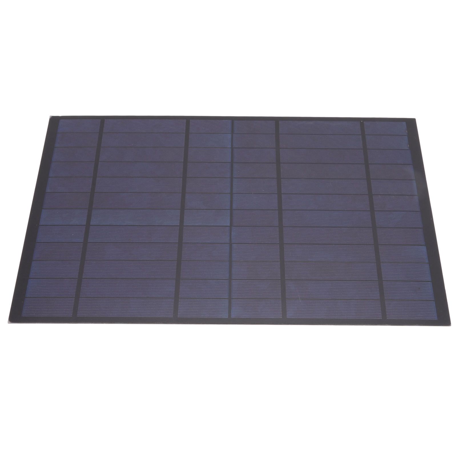 6V 10W Solar Panel Polycrystalline Silicon 1660mA Solar Charger Plate for Camping Hiking Mountaineering