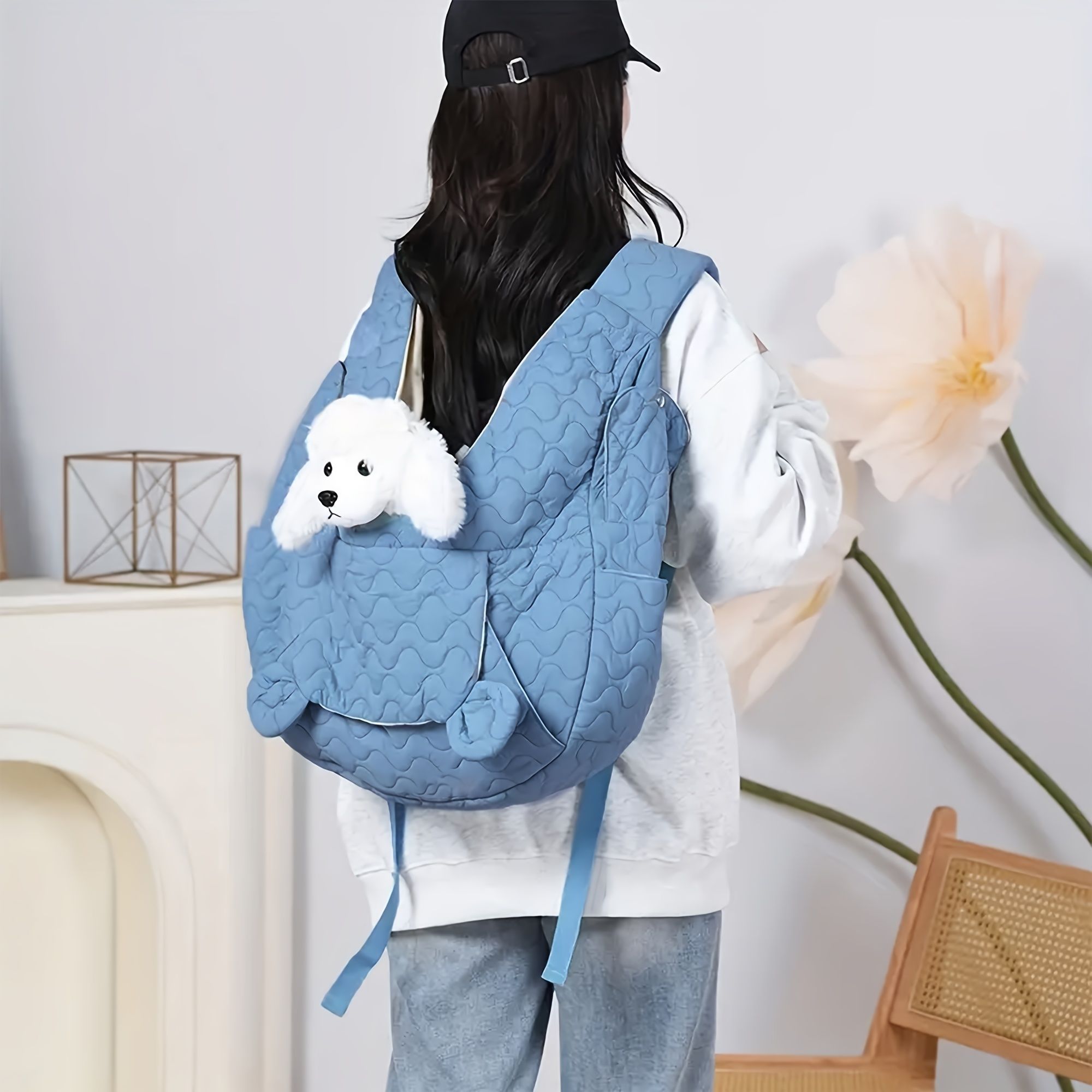 pet carrier vest -Blue — image 4