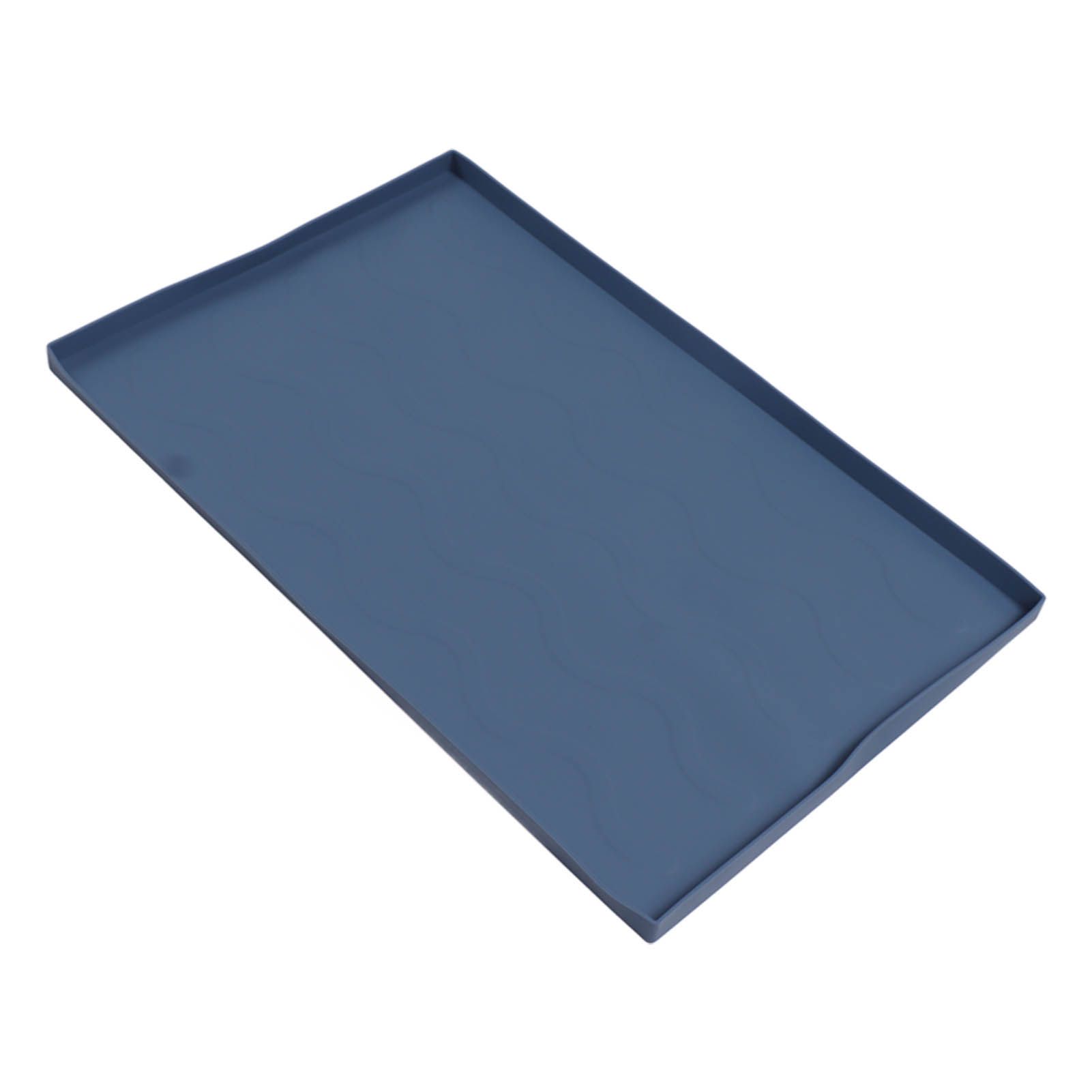 Grill Mat Silicone Blackstone Griddle Top Cover Anti Sticky Grill Protective Cover Mat 22inch Dark Blue — image 2