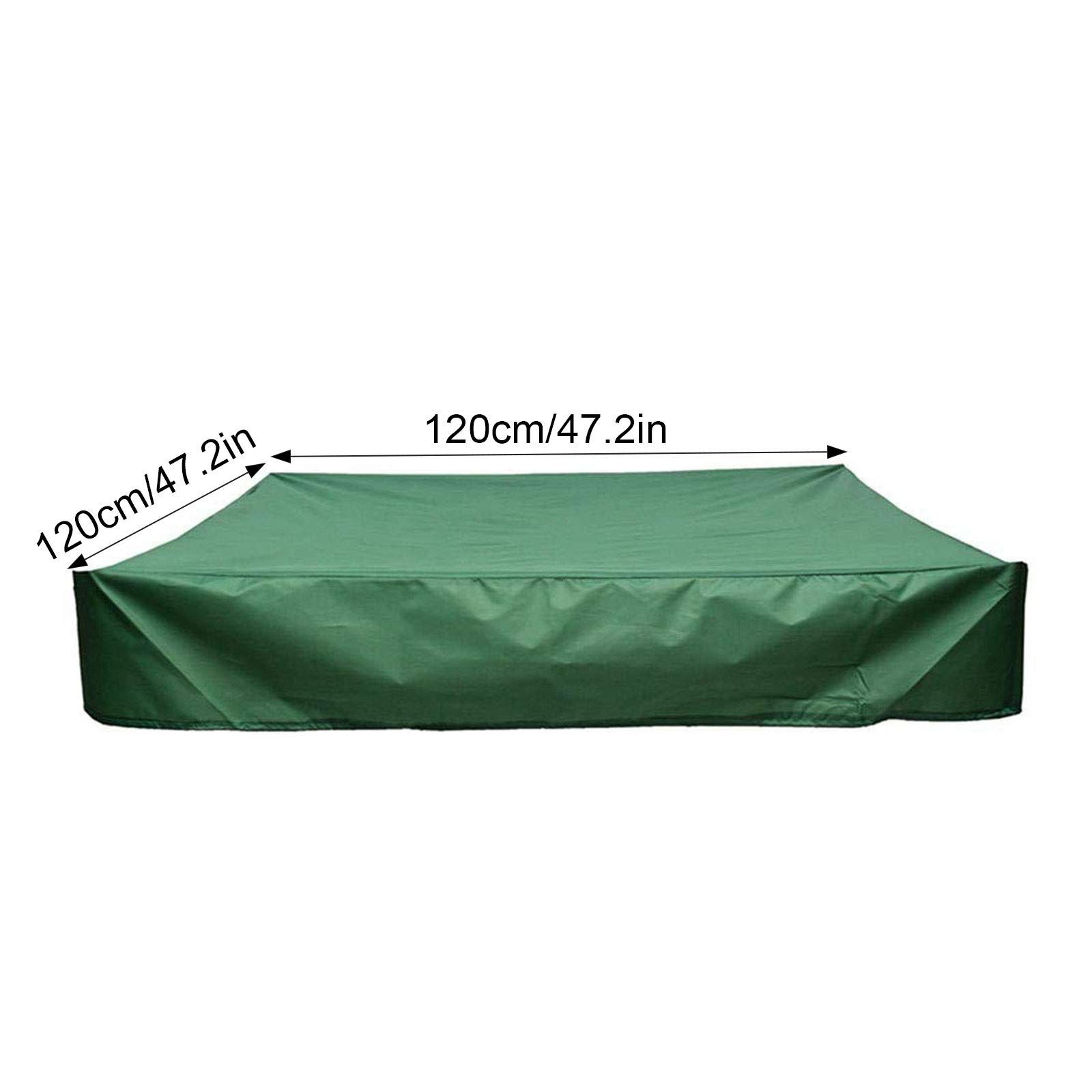 Sandbox Cover Square Waterproof Sandpit Cover with Drawstring Tool Dustproof Oxford Cloth Sandbox Cover Pool Protective — image 2