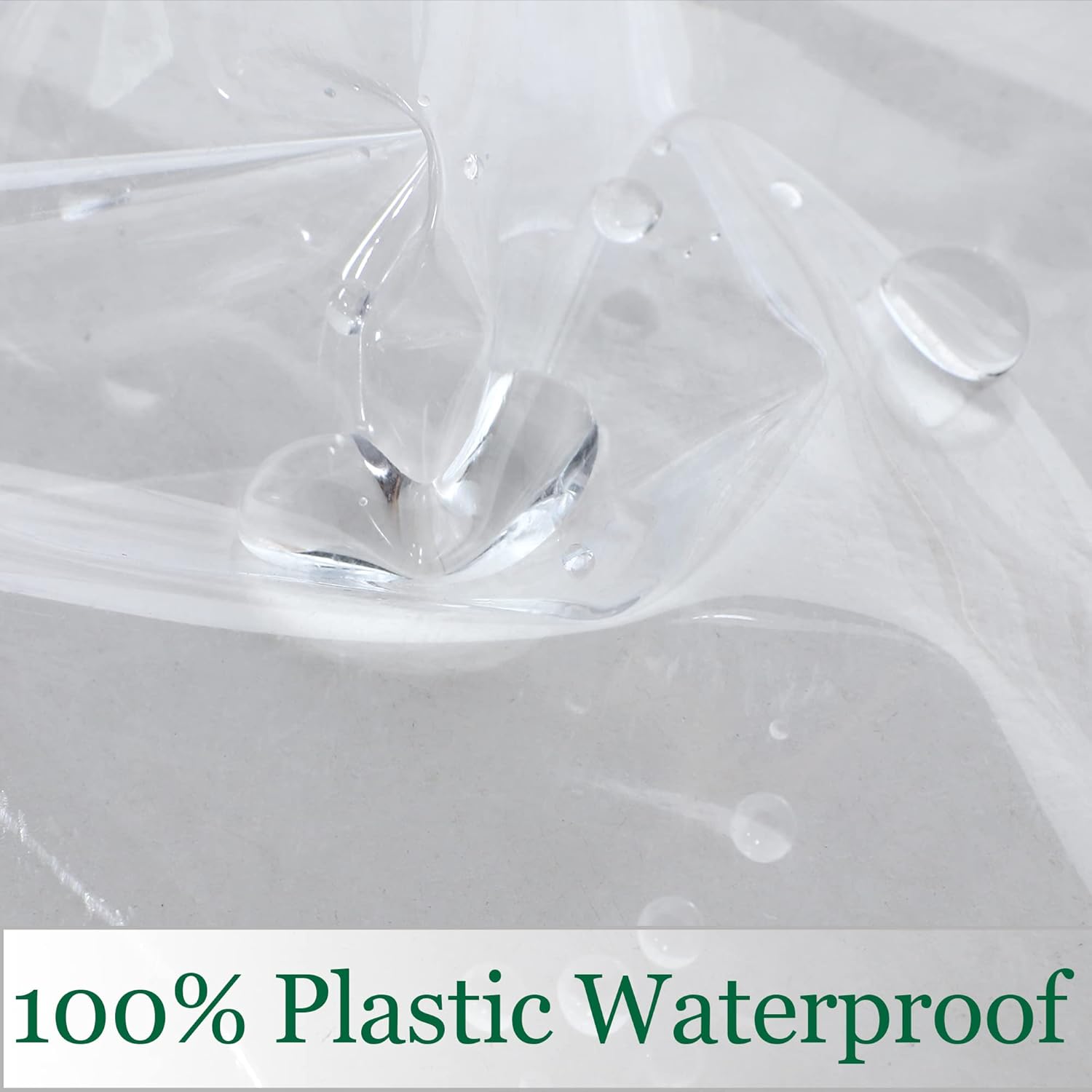 Clear Plastic Tablecloth 52 × 70 Inch, 100% Waterproof Oil-Proof Spill-Proof Vinyl PVC Table Cloth, Wipeable Rectangle Tablecloth Protector for Dining Table — image 4