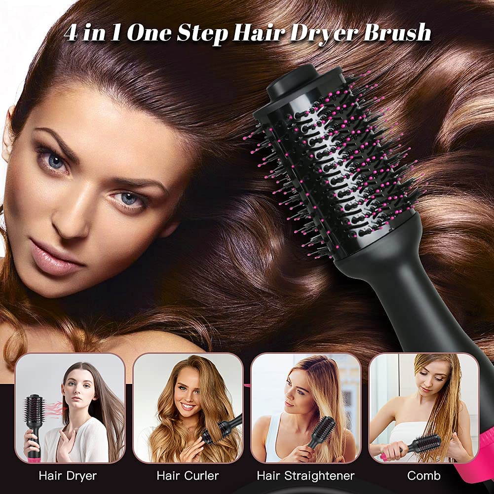 Hot Air One-Step Hair Dryer Negative Ion Anti-Frizz Blowout for Drying,Straightening, Curling and Volumizer (AU Plug) — image 2