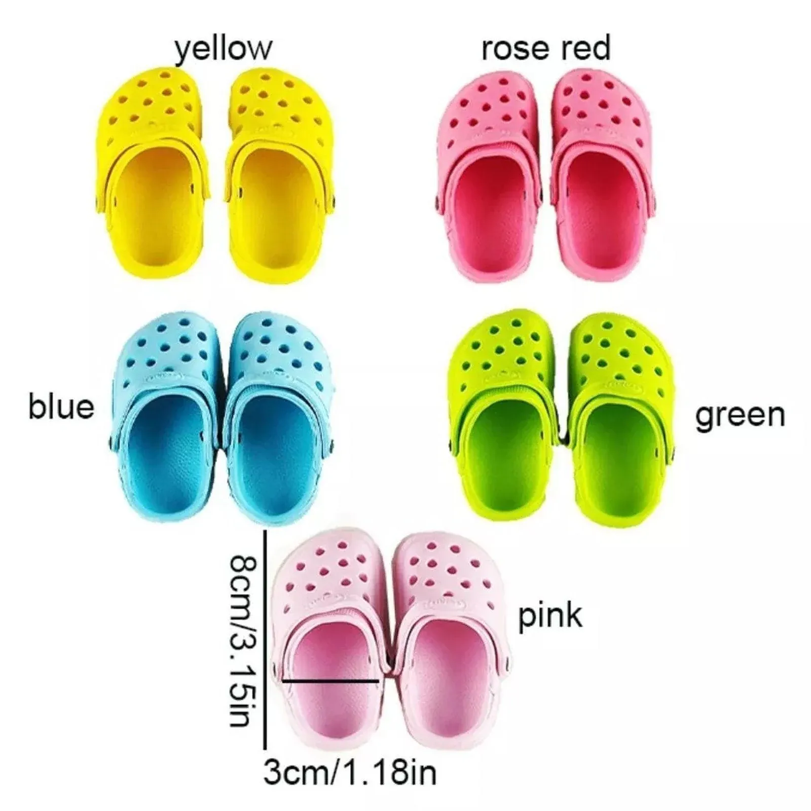 2pcs Shoe Charms Accessories for Shoes Bags Clothing Pet Shoes Decorative Set - Light Green — image 4