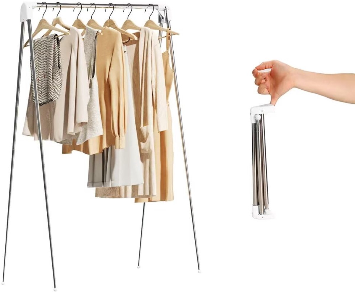 Travel clothes hanger - folding clothes hanger - clothes rack - Wasrek folding clothes rack - suitable for travel - folding clothes rack