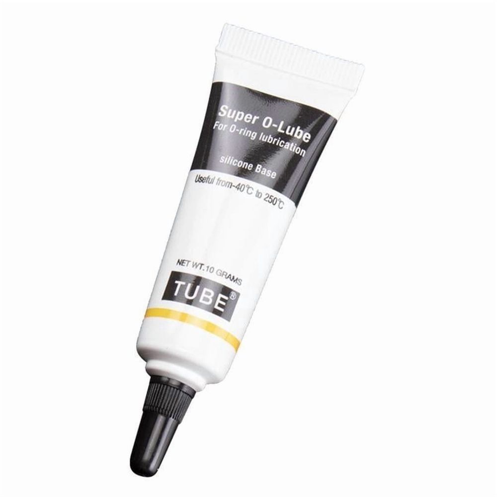 10g O- Grease Silicone Grease Tube,Lubricant Grease,Waterproof Food Grade Silicone Lubricant Grease for O Rings /Seals/Flashlights