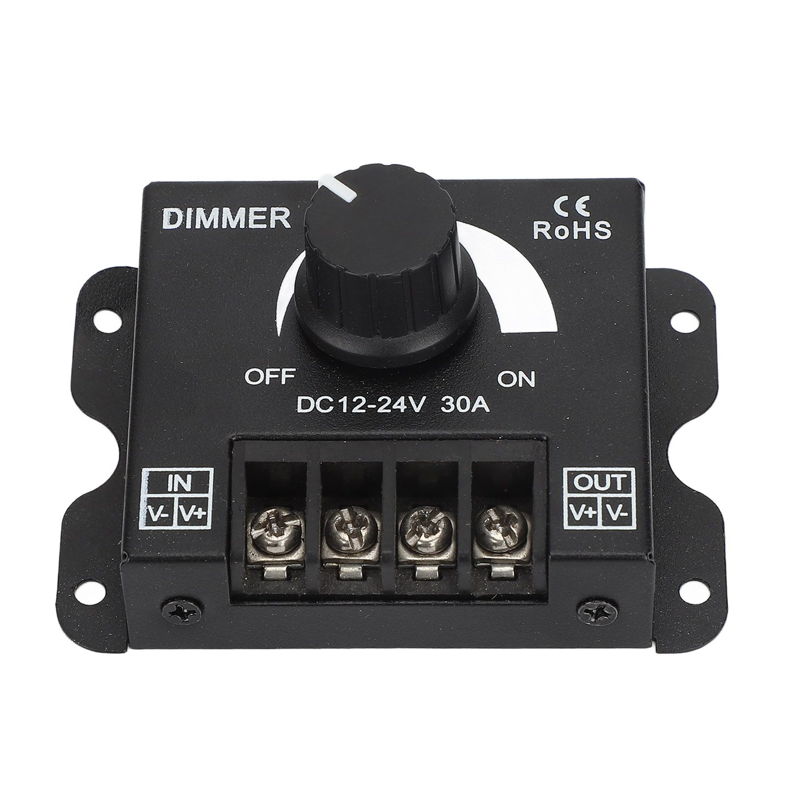 LED Dimmer Single Channel Stepless Dimming Excellent Heat Dissipation LED Light Strip Dimmer DC 12‑24V — image 6