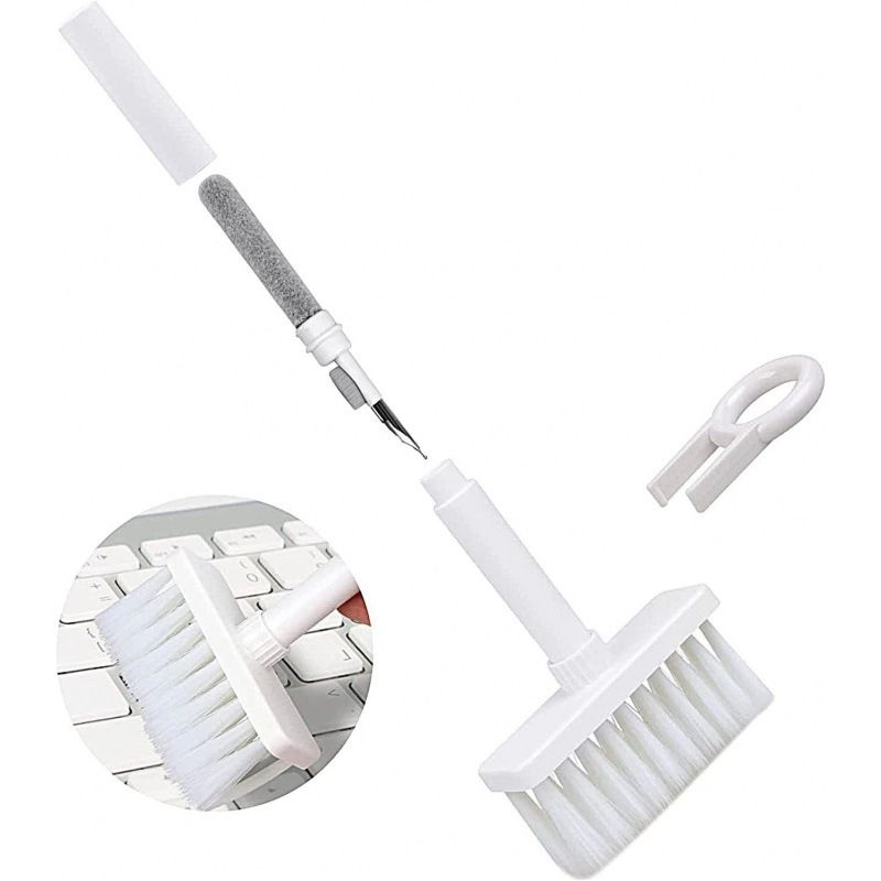 5 in 1 Soft Brush Keyboard Cleaner, Keyboard & Earbuds Cleaning Kit, Multi-Function Keyboard Brush & Earphone Tools