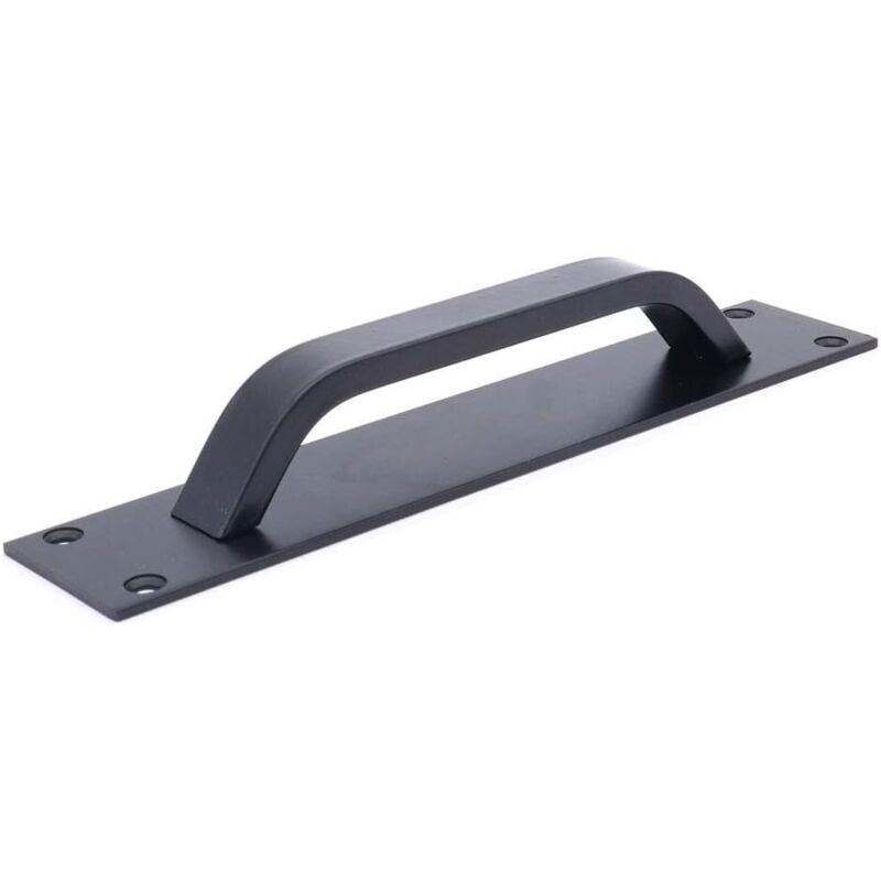 2 Pack Sliding Door Handle, Aluminum Alloy Cabinet and Cupboard Handle, Black, 20 x 4 cm — image 4