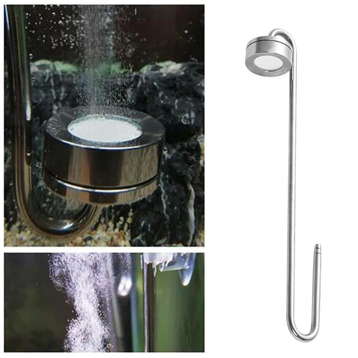 Stainless Steel Aquarium CO2 Diffuser Carbon Dioxide Atomizer Grass Tank Bubbler - 25cm — image 6
