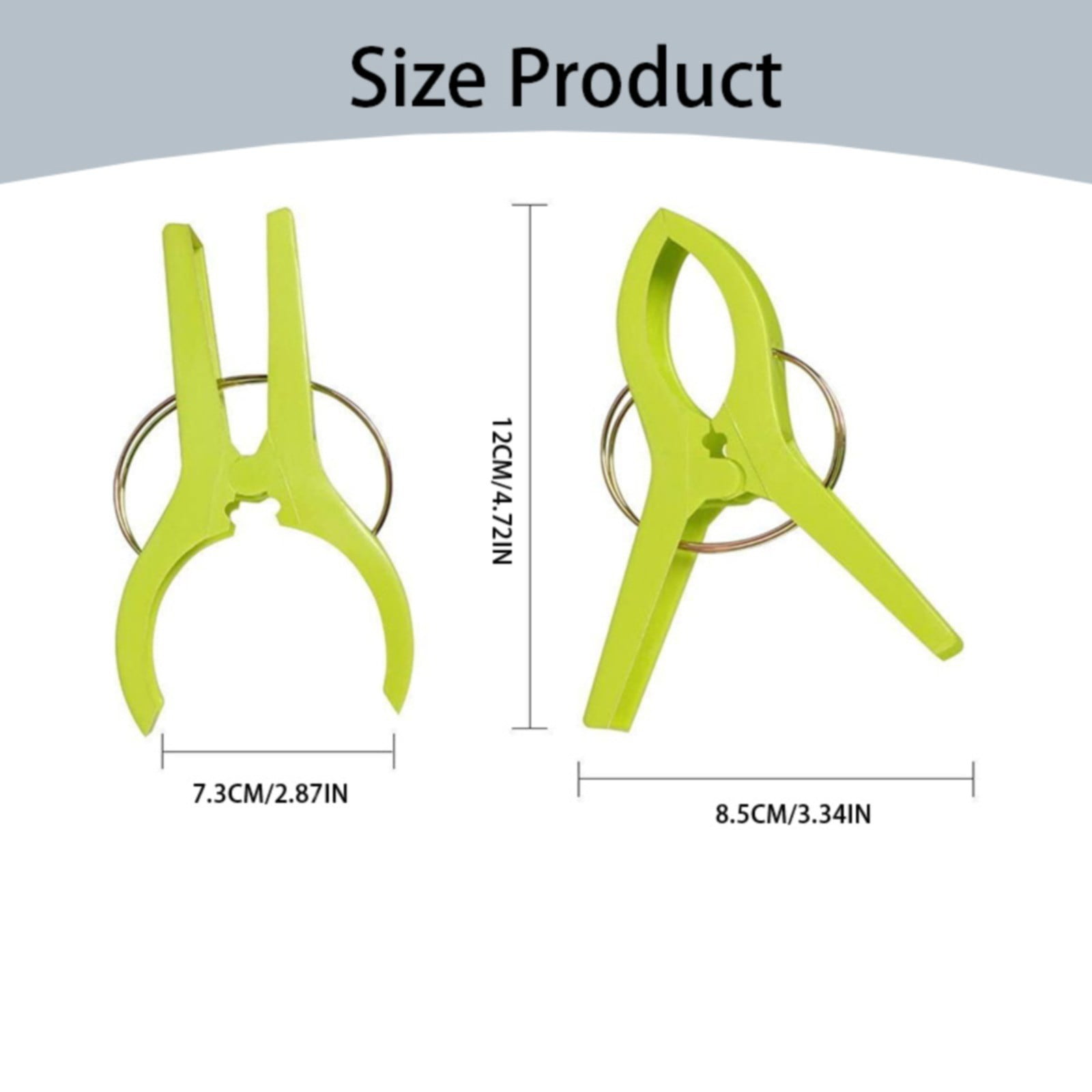 Towel Pegs,Beach Towel Clips for Chairs Cruise Plastic Clothes Pins Beach Chair Towel Clips,Towel Holder Clips,Heavy Duty Clothes, Multicolored — image 3